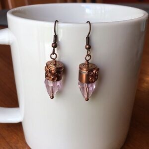 Handmade Earrings From Repurposed Bullet Shell Casings